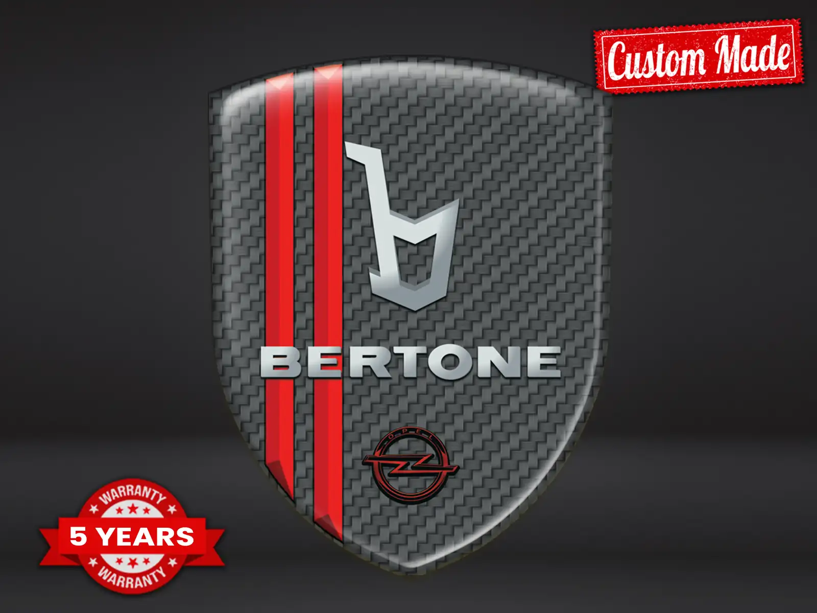 Bertone Autocollants Arrière Auto Qualité Drift Design